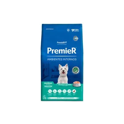 Ração PremieR Ambientes Internos Cães Adultos Porte Pequeno Sabor